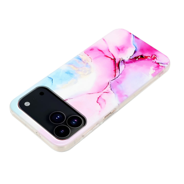 iPhone 17 Pro Max deksel marmor - Rosa