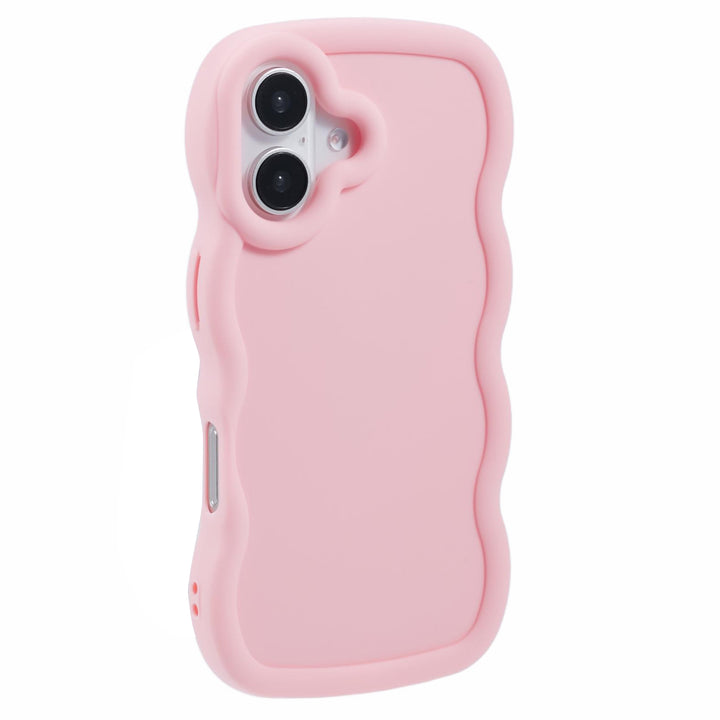 iPhone 17 deksel curly - Rosa