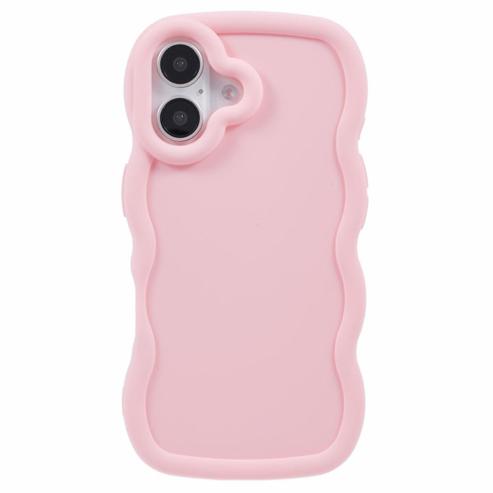 iPhone 17 deksel curly - Rosa