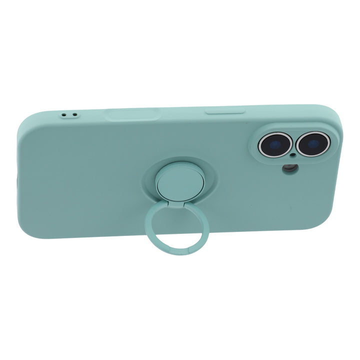 iPhone 17 deksel med ring - Mintgrønn