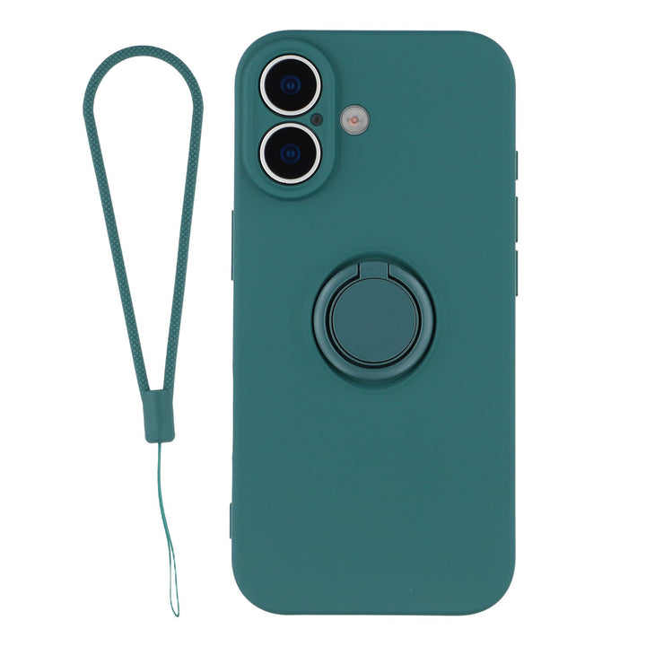 iPhone 17 deksel med ring - Grønn