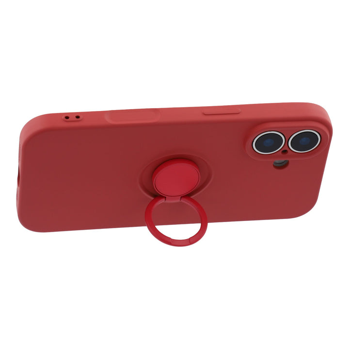 iPhone 17 deksel med ring - Hagtorn Rød