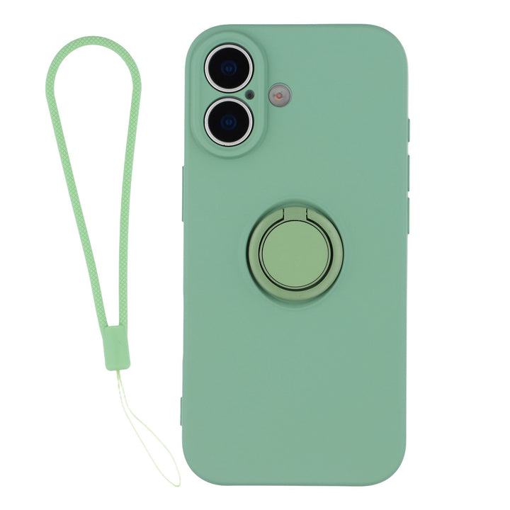 iPhone 17 deksel med ring - Grønn