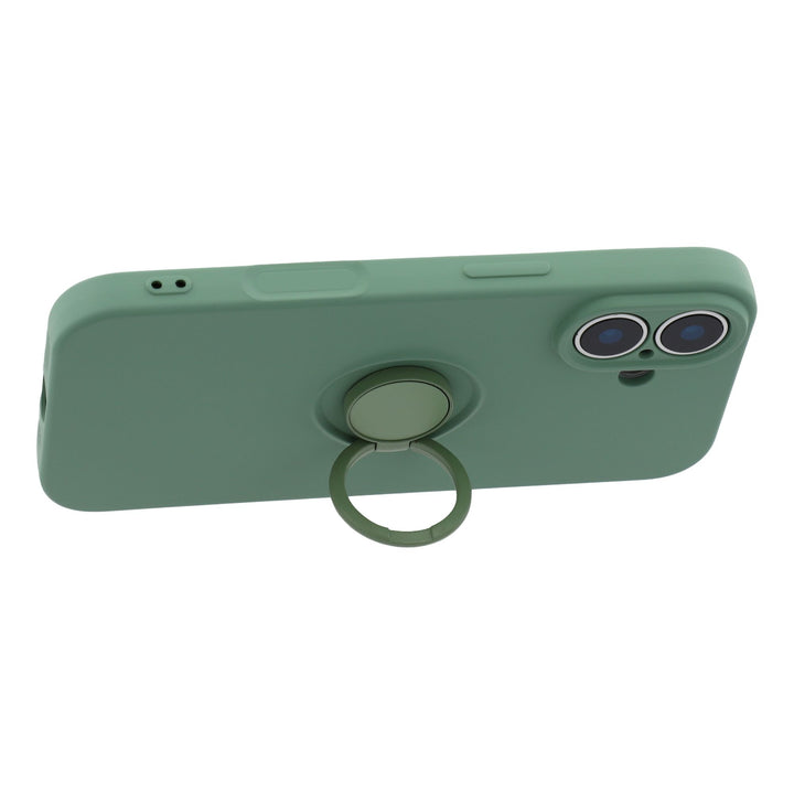 iPhone 17 deksel med ring - Grønn