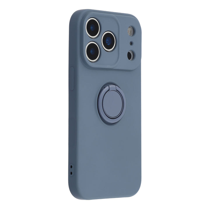 iPhone 17 Pro deksel med ring - Dyb Blå