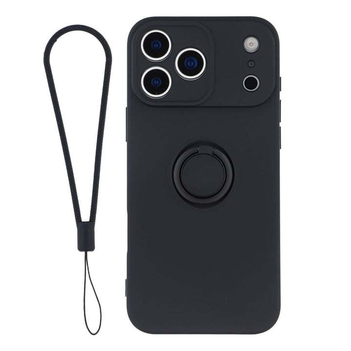 iPhone 17 Pro Max deksel med ring - Svart