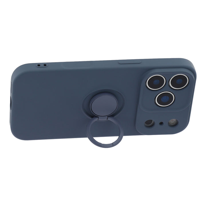 iPhone 17 Pro Max deksel med ring - Dyp blå