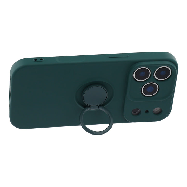 iPhone 17 Pro Max deksel med ring - Grønn